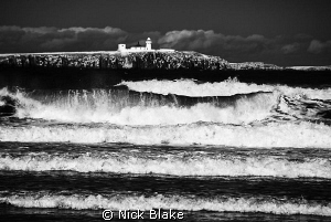 View to Inner Farnes from the shoreline, Seahouses.
Fuji... by Nick Blake 
